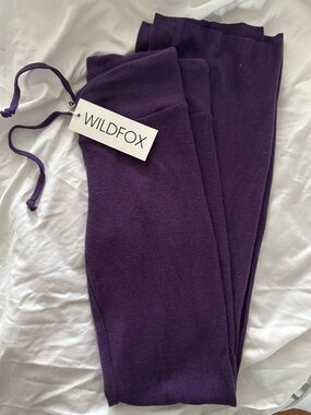 WILDFOX Purple Cozy Lounge Bottoms
